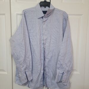 Men's Blue Checkered Shirt